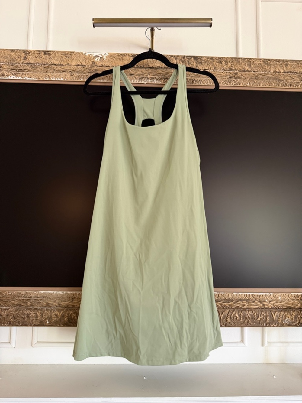 Sage Green Racerback Athletic Dress